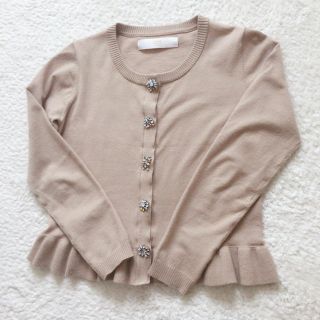 トッコ(tocco)のトッコ♡ビジューカーディガン(カーディガン)