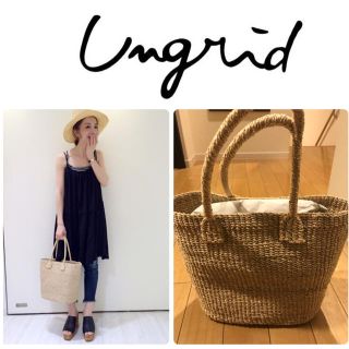 アングリッド(Ungrid)のungridアバカカゴバッグ(かごバッグ/ストローバッグ)