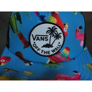 ヴァンズ(VANS)のバンズ【Vans】南国風デザイン ワッペンロゴ刺繍メッシュCAP (キャップ)