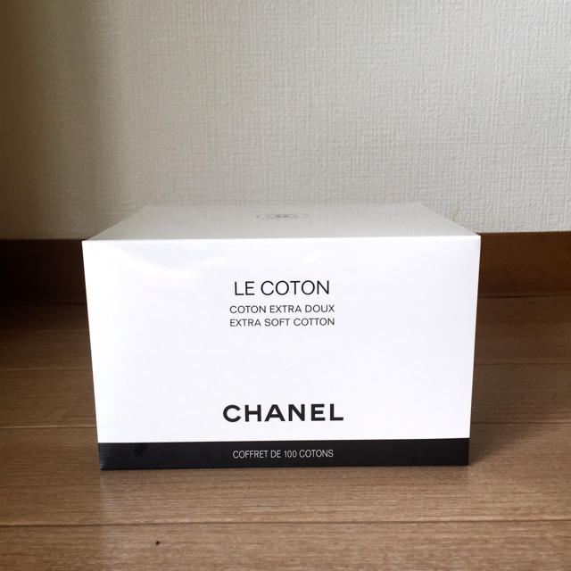 CHANEL(シャネル)のCHANEL シャネル コットン 100枚入 未開封 コスメ/美容のスキンケア/基礎化粧品(その他)の商品写真