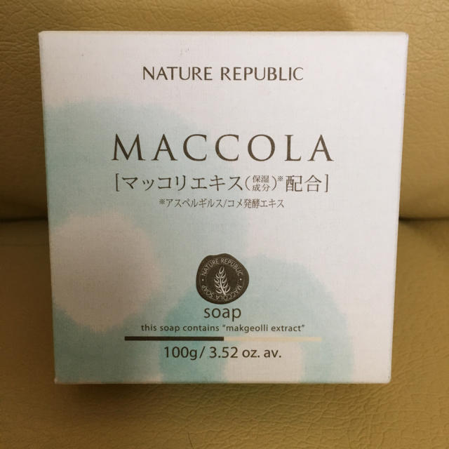 NATURE REPUBLIC(ネイチャーリパブリック)の値下げ！大容量！100gマッコラソープ コスメ/美容のスキンケア/基礎化粧品(洗顔料)の商品写真