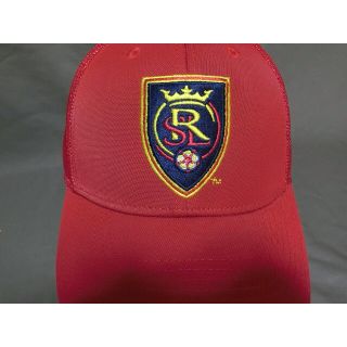 アディダス(adidas)のadidas製【MLS】レアル ソルトレイク ロゴ刺繍メッシュCAP (キャップ)