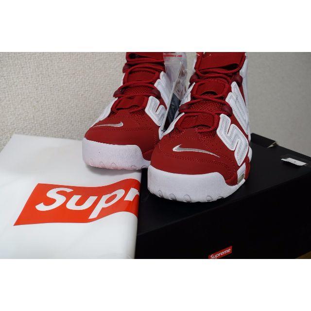 Supreme(シュプリーム)のあや様専用 Supreme Nike Air More Uptempo Red メンズの靴/シューズ(スニーカー)の商品写真