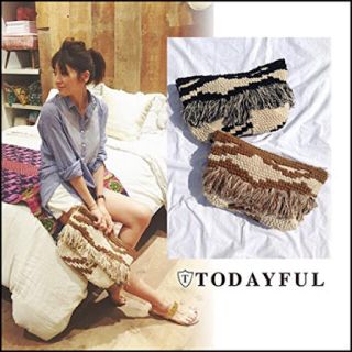 トゥデイフル(TODAYFUL)の☆todayful☆Newネイティブフリンジバッグ(クラッチバッグ)