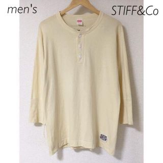 スティッフ(STIFF)の【日本製】STIFF×HEALTHKNIT HENLEY-NECK カットソー(Tシャツ/カットソー(七分/長袖))