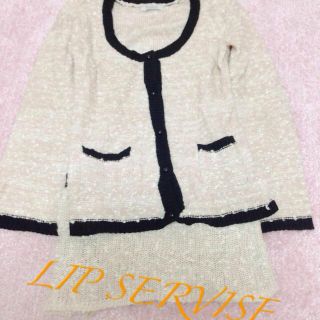 リップサービス(LIP SERVICE)のLIP💕セットアップ(ベアトップ/チューブトップ)