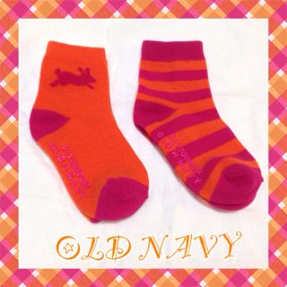 オールドネイビー(Old Navy)の新品＊OLD NAVY＊靴下2点set(その他)