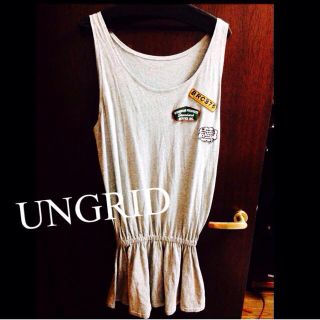 Ungrid 「Ungrid」 長袖チュニック FREE グリーン レディース