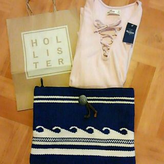 ホリスター(Hollister)のバリママ様専用★今季Holister  新品タグつき！!ホリスター新品トップス(Tシャツ(半袖/袖なし))