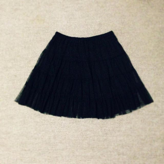黒チュールスカート(ミニスカート)