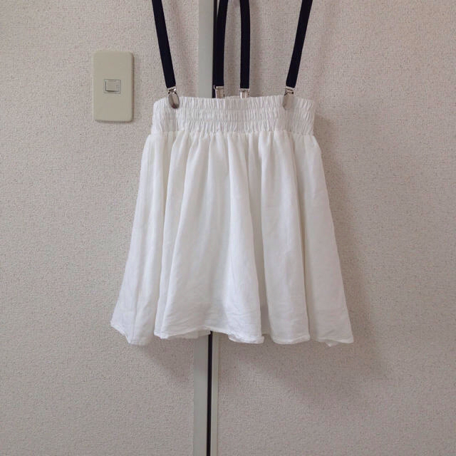 WEGO(ウィゴー)のＷＥＧＯ,白,フレアスカート レディースのスカート(ミニスカート)の商品写真