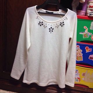 イング(INGNI)のINGNI/ビジュー付 TOPS(Tシャツ(長袖/七分))