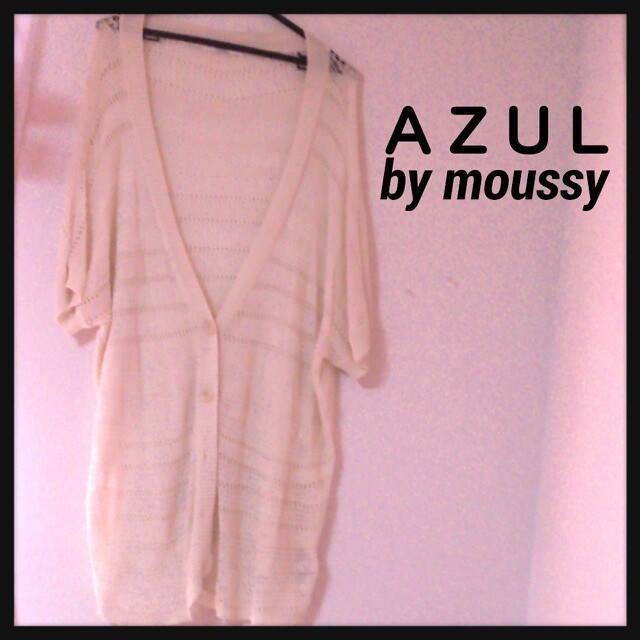 AZUL by moussy(アズールバイマウジー)のＡＺＵＬ カーディガン レディースのトップス(カーディガン)の商品写真