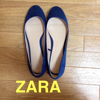 ザラ(ZARA)のZARAフラットパンプスシューズ(ハイヒール/パンプス)