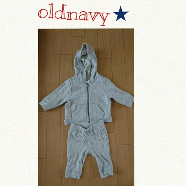 Old Navy(オールドネイビー)のoldnavy★スウェットセットアップ キッズ/ベビー/マタニティのベビー服(~85cm)(トレーナー)の商品写真