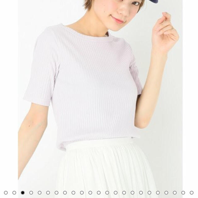 SLOBE IENA(スローブイエナ)のトタンテレコクルーネック レディースのトップス(Tシャツ(半袖/袖なし))の商品写真