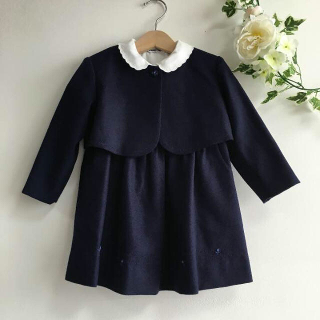 キッズ服女の子用(90cm~)familiar お受験 ワンピース