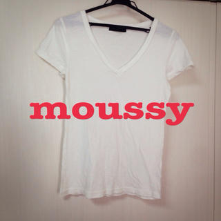 マウジー(moussy)の使えるシンプル白Tシャツ♡ヘビロテ(Tシャツ(半袖/袖なし))