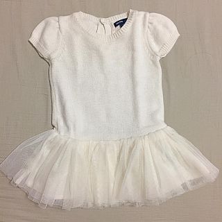 ベビーギャップ(babyGAP)の【さる次郎様専用】GAP キッズ ニット ワンピース チュチュ(ワンピース)