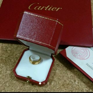 カルティエ(Cartier)の【直営店購入】カルティエ ラブリング イエローゴールド 10号(リング(指輪))