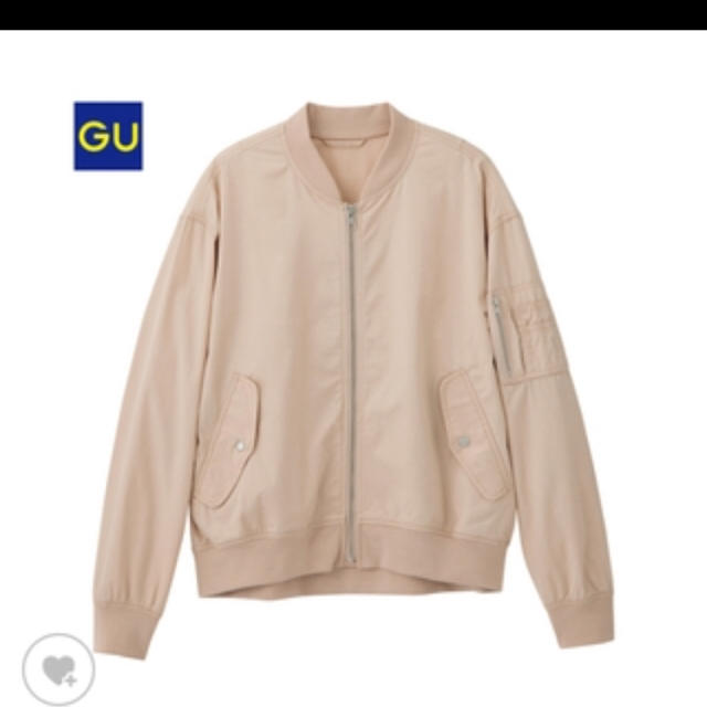 GU(ジーユー)の新品 GU MA-1 ピンク新作♡ レディースのジャケット/アウター(ブルゾン)の商品写真
