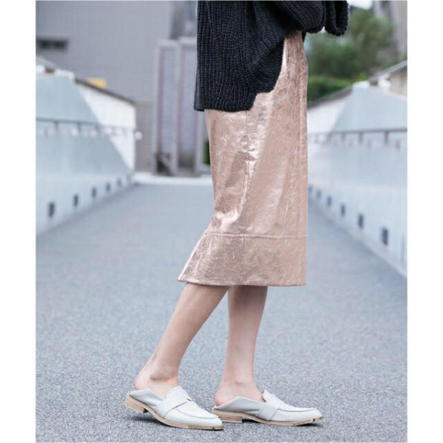 H.P.FRANCE(アッシュペーフランス)の【ameri vintage】FOIL TIGHT SKIRT レディースのスカート(ひざ丈スカート)の商品写真