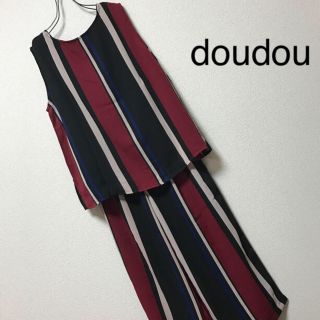 ドゥドゥ(DouDou)の新品❁﻿doudou ストライプセットアップ(セット/コーデ)