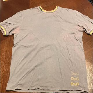 ディーアンドジー(D&G)のD&G イエローリブline Tシャツ(Tシャツ/カットソー(半袖/袖なし))