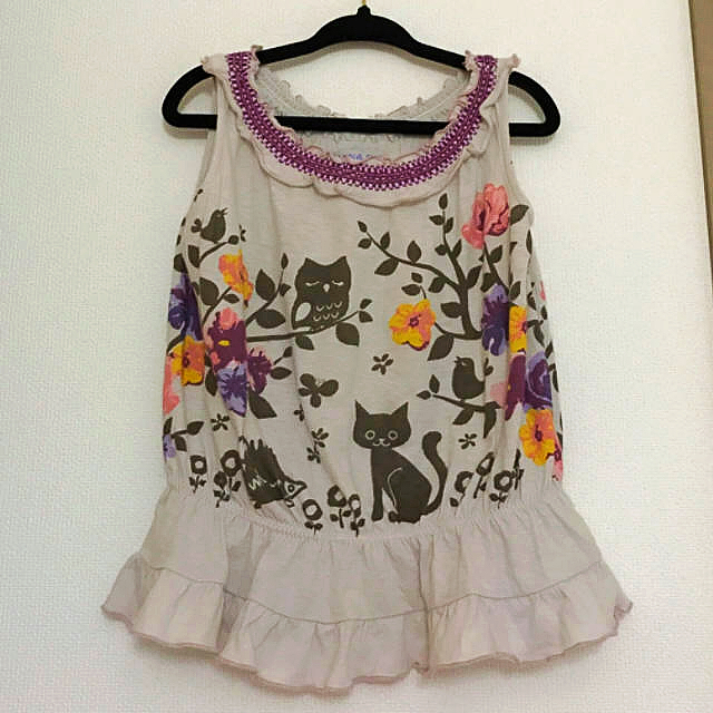 ANNA SUI mini(アナスイミニ)のANNA SUI mini  タンクトップ 100 キッズ/ベビー/マタニティのキッズ服女の子用(90cm~)(Tシャツ/カットソー)の商品写真