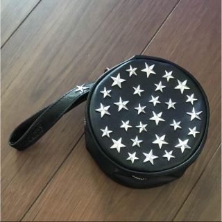 マウジー(moussy)の【新品未使用】moussyマウジー★スター★スタッズ丸型ポーチ★(ポーチ)