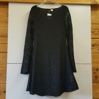 エイチアンドエム(H&M)のワンピース　38 新品(ひざ丈ワンピース)