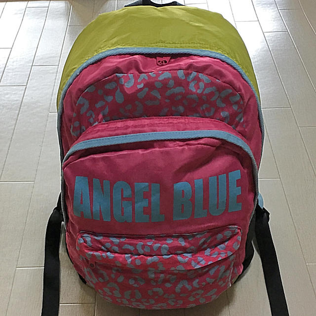 angelblue(エンジェルブルー)のエンジェルブルー リュック バックパック ピンク×イエロー キッズ/ベビー/マタニティのこども用バッグ(リュックサック)の商品写真