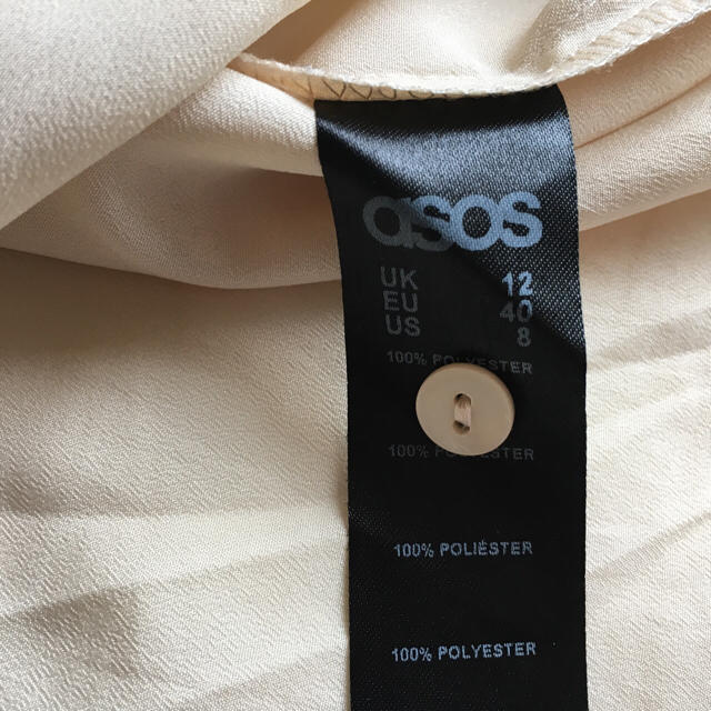 asos(エイソス)のASOS レトロシフォンシャツ🦊 レディースのトップス(シャツ/ブラウス(長袖/七分))の商品写真