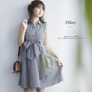 トッコ(tocco)のtocco closet♡チェックワンピース(ひざ丈ワンピース)