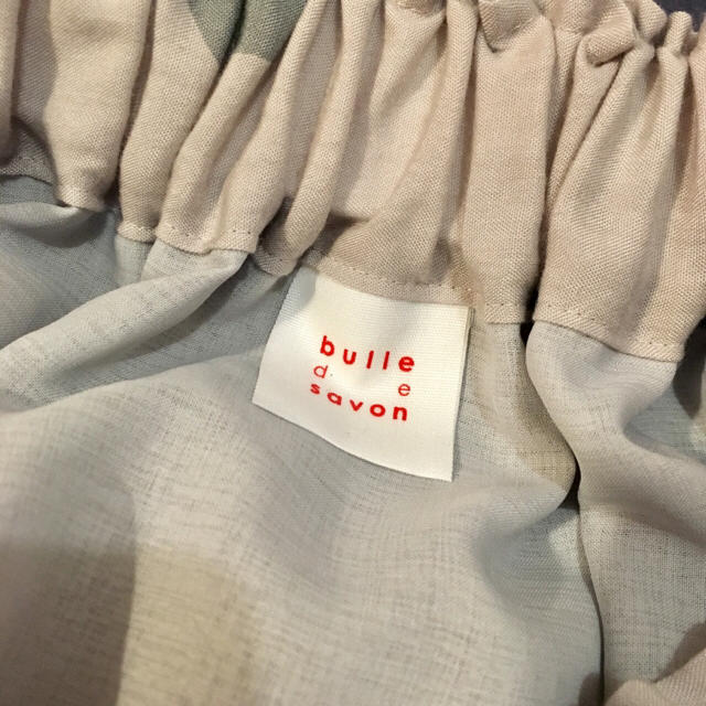 bulle de savon(ビュルデサボン)のほぼ未使用♪ ビュルデサボン テンセル ドット スカート レディースのスカート(ロングスカート)の商品写真