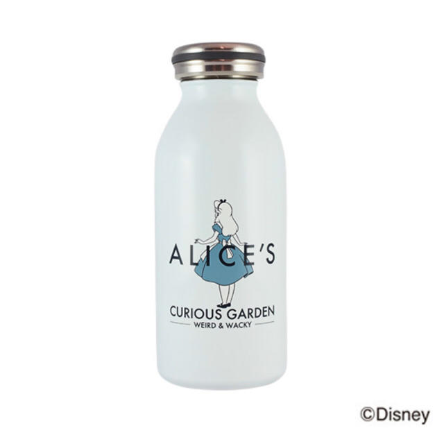 Disney(ディズニー)の☆新品  mosh ディズニー  アリス ステンレスマグボトル 350ml インテリア/住まい/日用品のキッチン/食器(タンブラー)の商品写真