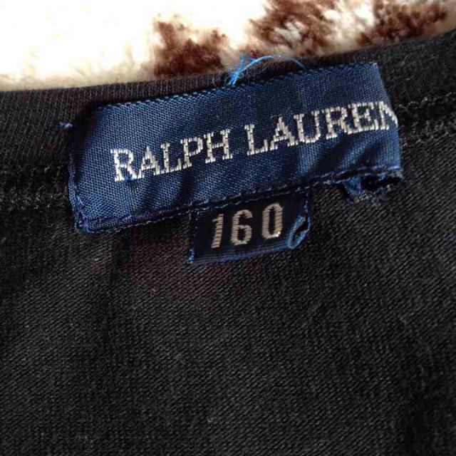 Ralph Lauren(ラルフローレン)のラルフローレン 黒 Tシャツ レディースのトップス(Tシャツ(半袖/袖なし))の商品写真