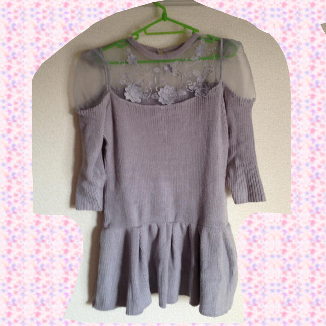 SNIDEL - スナイデル♡レースニットワンピース