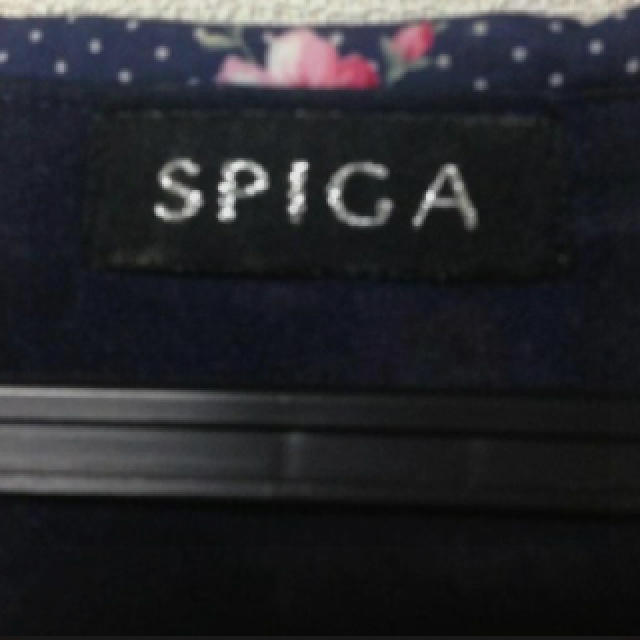SPIGA(スピーガ)のネイビー花柄ワンピース レディースのワンピース(ミニワンピース)の商品写真