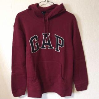 ギャップ(GAP)の【GAP】ロゴパーカー(ワインレッド)(パーカー)