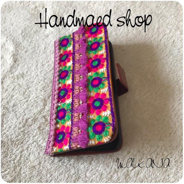 刺繍ハンドメイドiphoneケースの通販 By Makana ラクマ