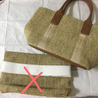 ジーユー(GU)のcoco様専用 gu かごバッグ(かごバッグ/ストローバッグ)