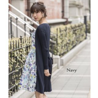 トッコ(tocco)の大人っぽい♡新品♡トッコ♡ロングカーディガン♡ネイビー(カーディガン)