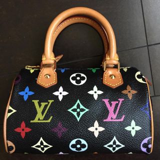 LOUIS VUITTON - ルイ・ヴィトン マルチカラー ミニスピーディの ...