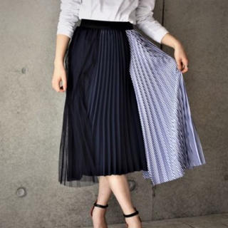 ドゥーズィエムクラス(DEUXIEME CLASSE)の3パターン プリーツアシンメトリースカート♡(ひざ丈スカート)