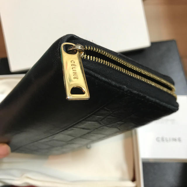 celine(セリーヌ)の今だけ！期間限定出品！早い者勝ち！セリーヌ 長財布 ブラック レディースのファッション小物(財布)の商品写真