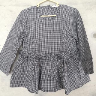 ザラ(ZARA)のザラ ギンガムチェックトップス(シャツ/ブラウス(長袖/七分))