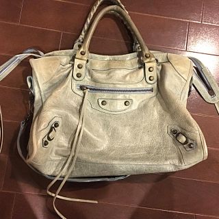 バレンシアガバッグ(BALENCIAGA BAG)のバレンシアガ バッグ♡水色(ハンドバッグ)