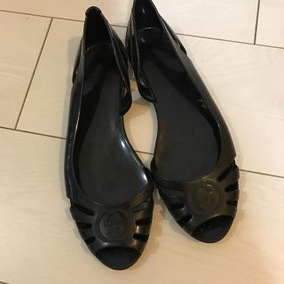 グッチ(Gucci)のグッチラバーサンダル黒(サンダル)