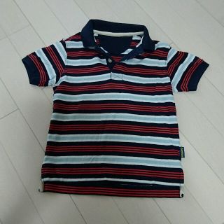 オシュコシュ(OshKosh)の美品！キッズ Oshkoshボーダーポロシャツ 4T(100)(Tシャツ/カットソー)